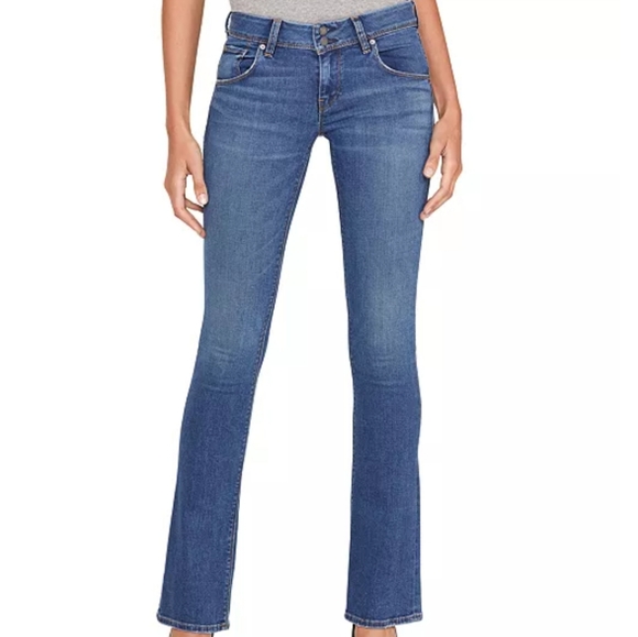 Hudson Curvy Low Rise Boot Cut Jeans With Lace Size 30 - Picture 15 of 15
